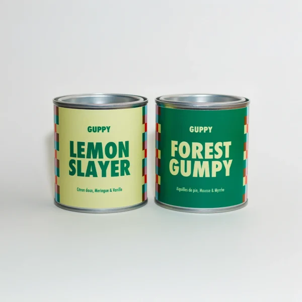 Verso du pack duo Lemon Slayer et Forest Gumpy sur fond gris